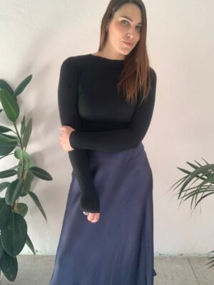 MAGLIA MISTO CASHMERE GIROCOLLO